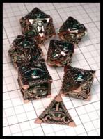 Dice : Dice - Metal Dice - Yemeiko Eye Copper with Green - Amazon Feb 2024